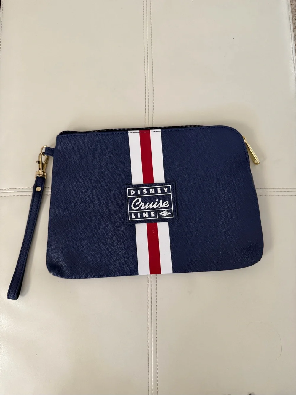 NEW Disney Cruise Line Navy Wristlet